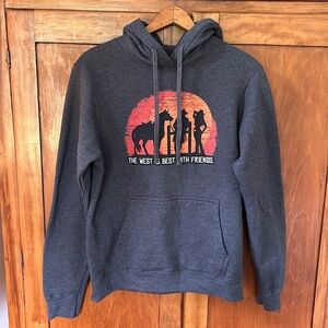 Brand new RED DEAD REDEMPTION gray hoodie size adult S.